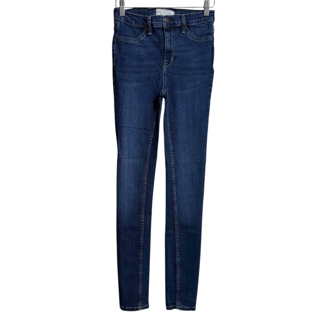 Free People dark wash skinny jeans‎ 61855-16515125 women's 26 Reg or Size 2